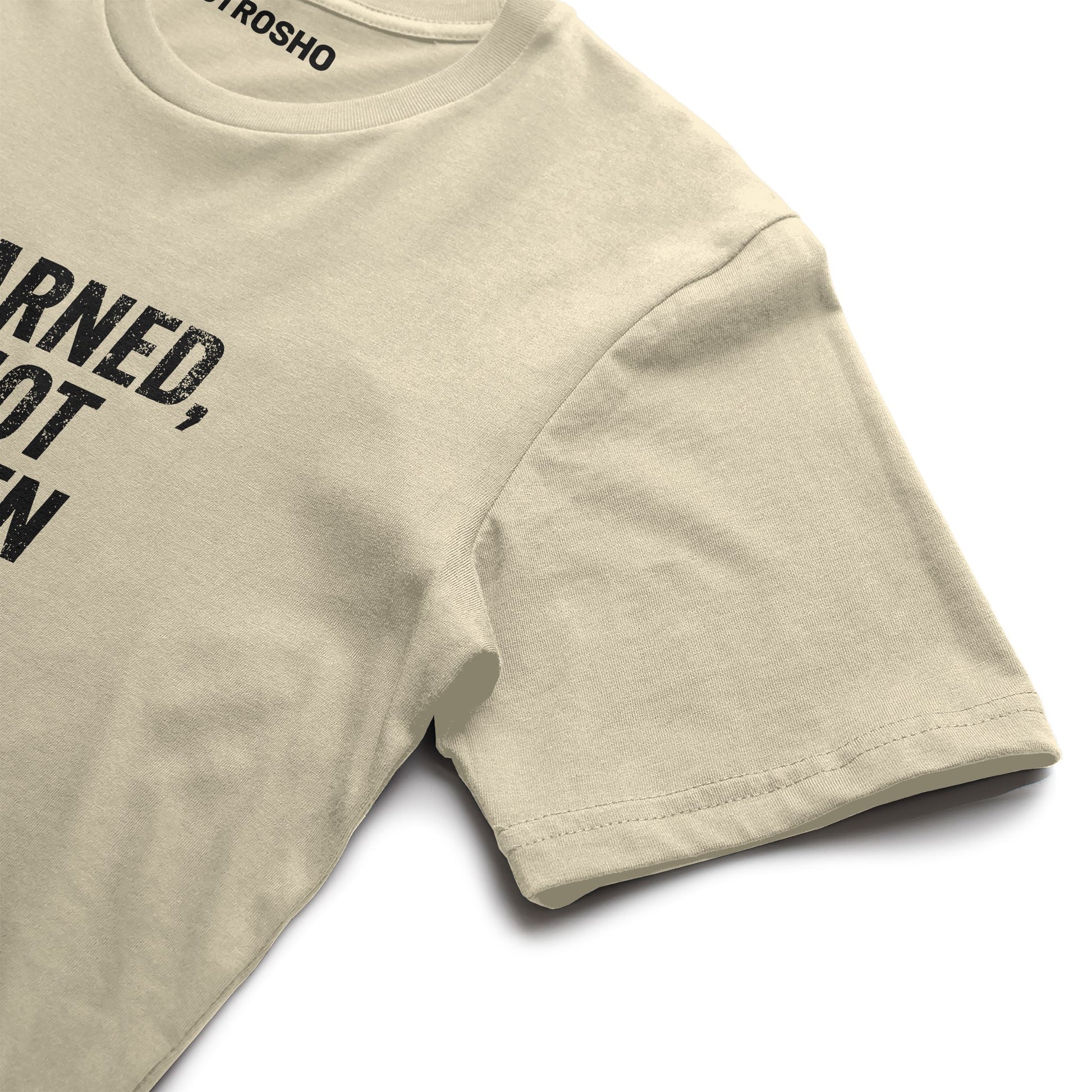 Earned, Not Given Tee (Soft Cream)