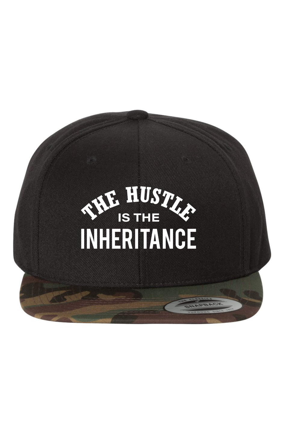STROSHO “Hustle Legacy” Snapback — Black Camo Edition
