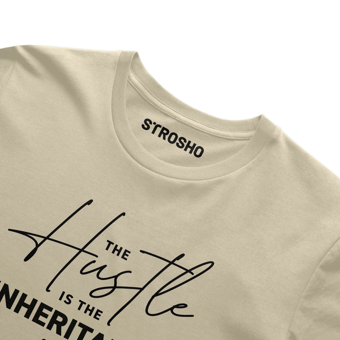 HUSTLE Soft Tee - Soft Cream