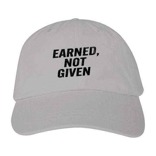 “Earned, Not Given” Cap – Espresso