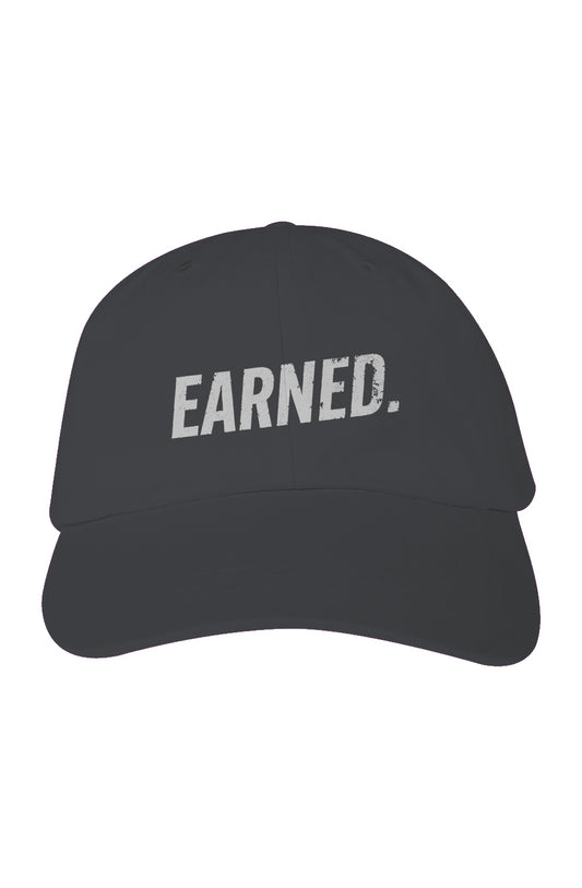 EARNED. Distressed Cap β White