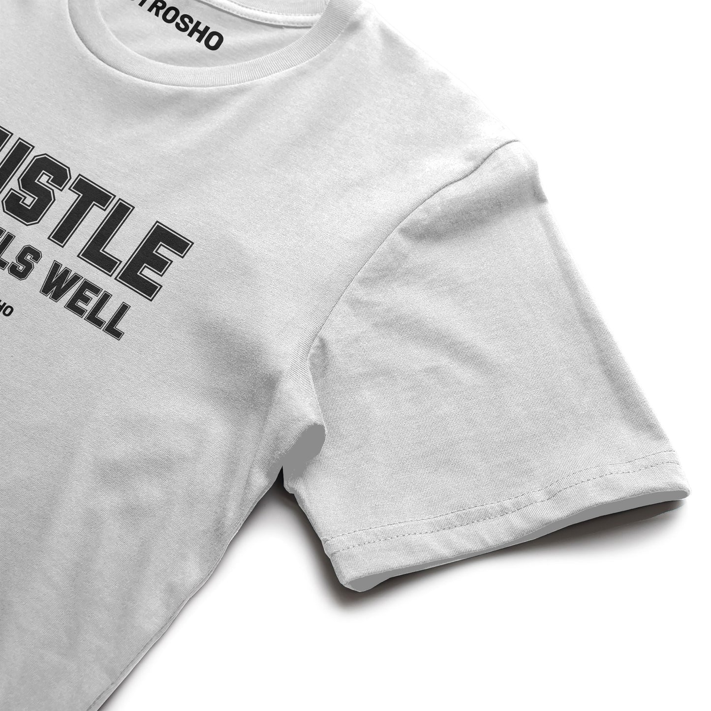 HUSTLE TRAVELS Soft Tee - White