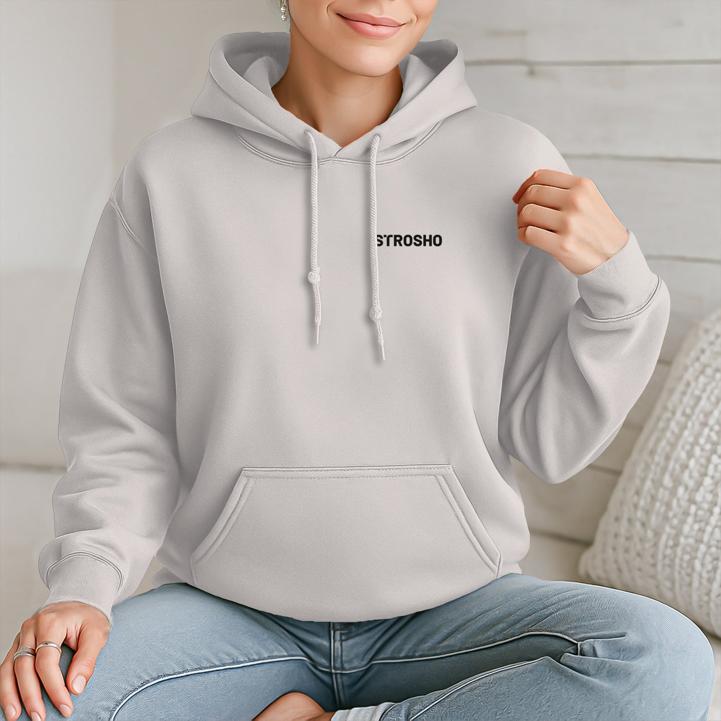 ASK Premium Hoodie - Bone