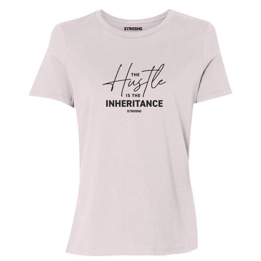 HUSTLE Women’s Fitted Soft Tee - Pink