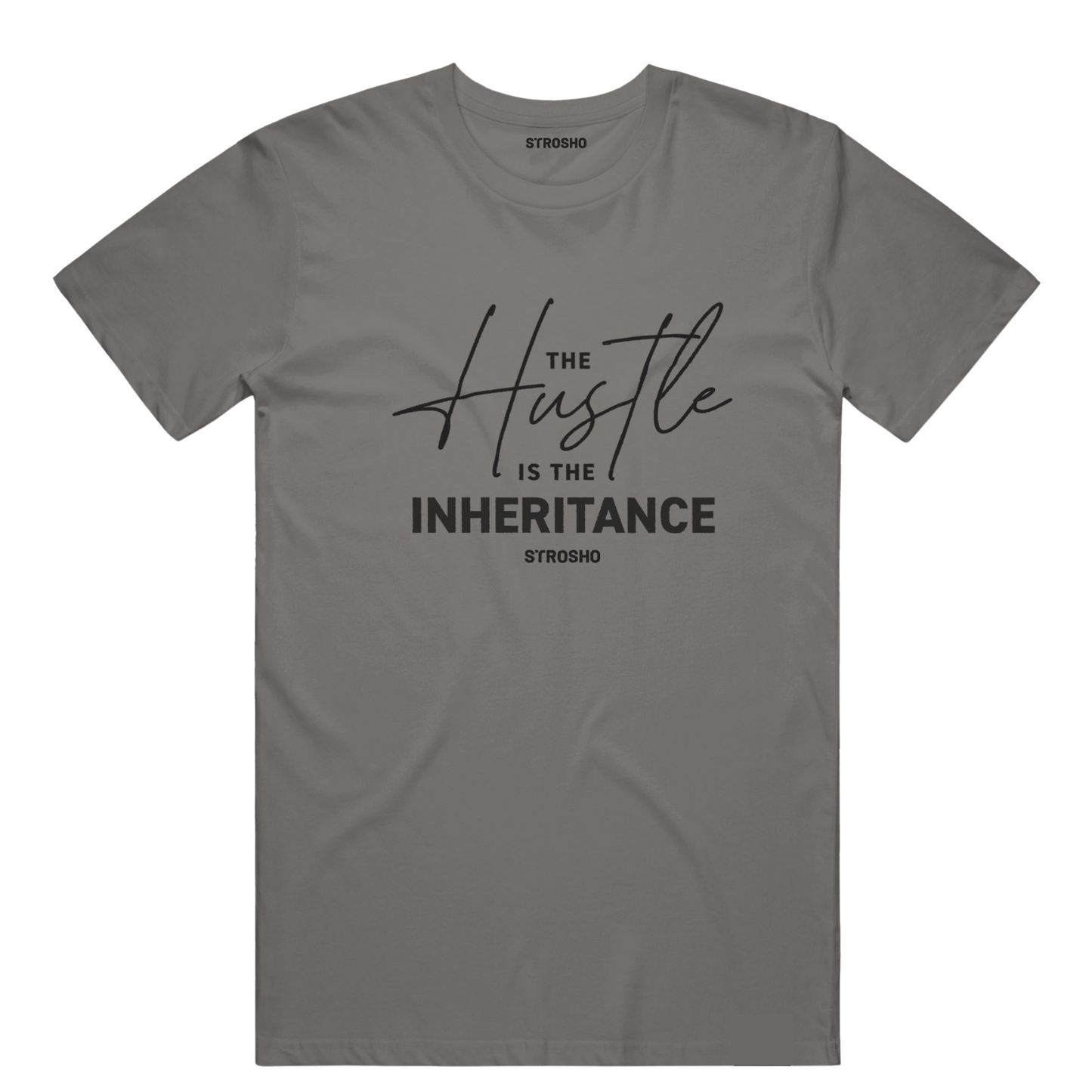 HUSTLE Midweight Tee - Pepper