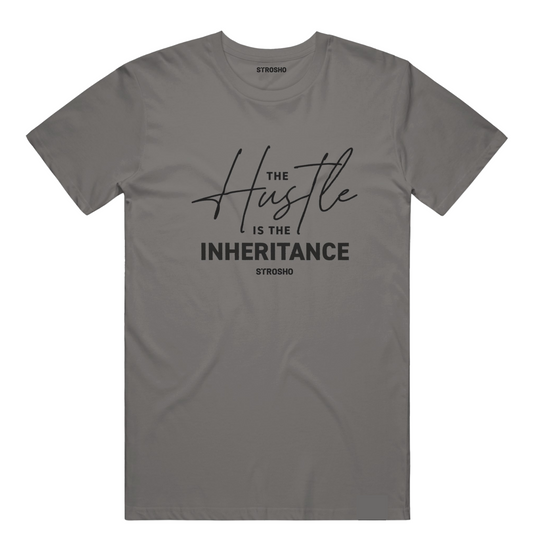 HUSTLE Midweight Tee - Pepper