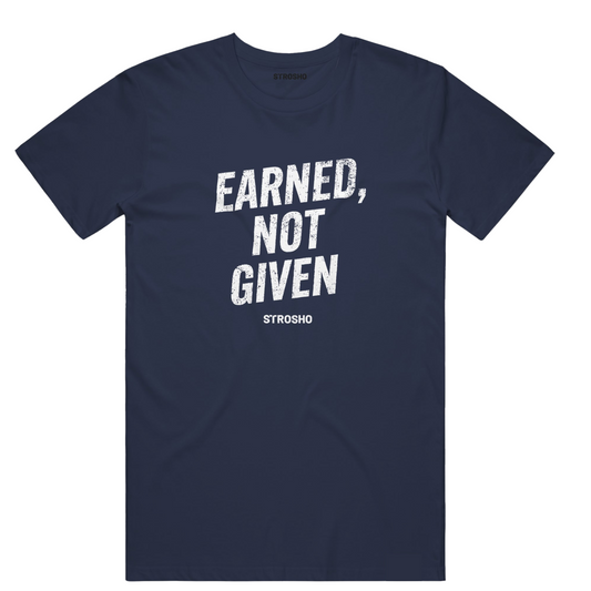 EARNED Soft Tee - Navy