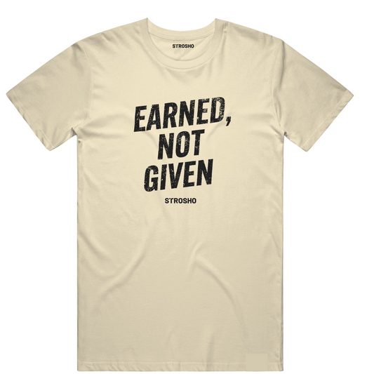 EARNED Soft Tee - Soft Cream