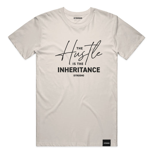 The Hustle Is The Inheritance Tee (Ivory)