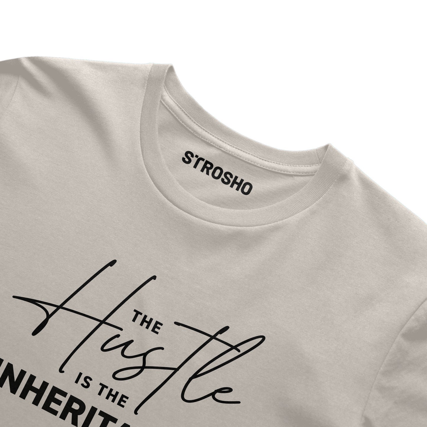 The Hustle Is The Inheritance Tee (Ivory)