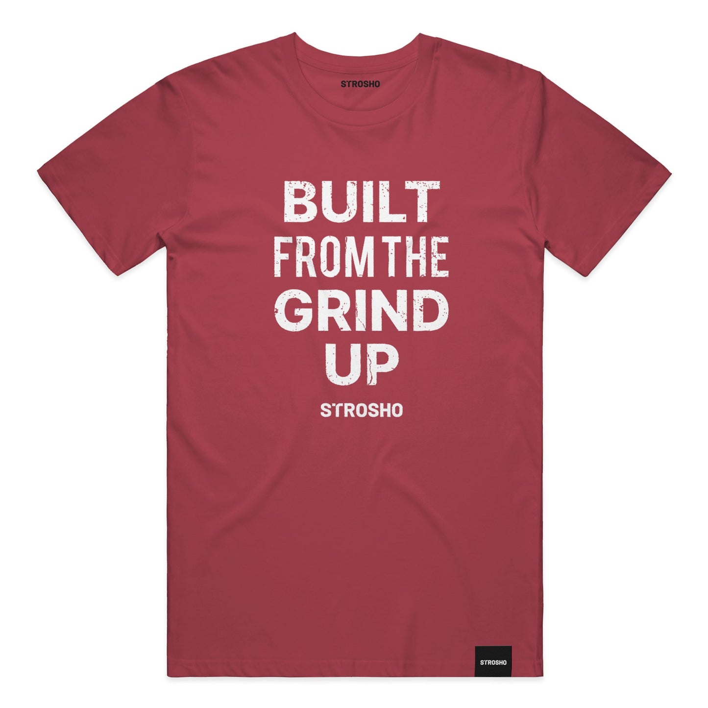 Built From The Grind Up Tee (Brick Red)