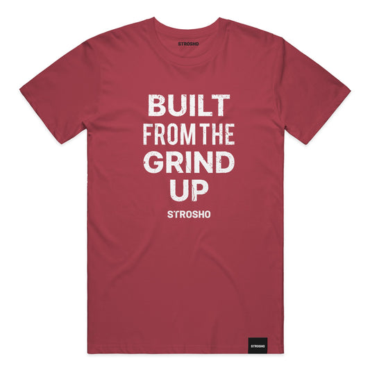 Built From The Grind Up Tee (Brick Red)