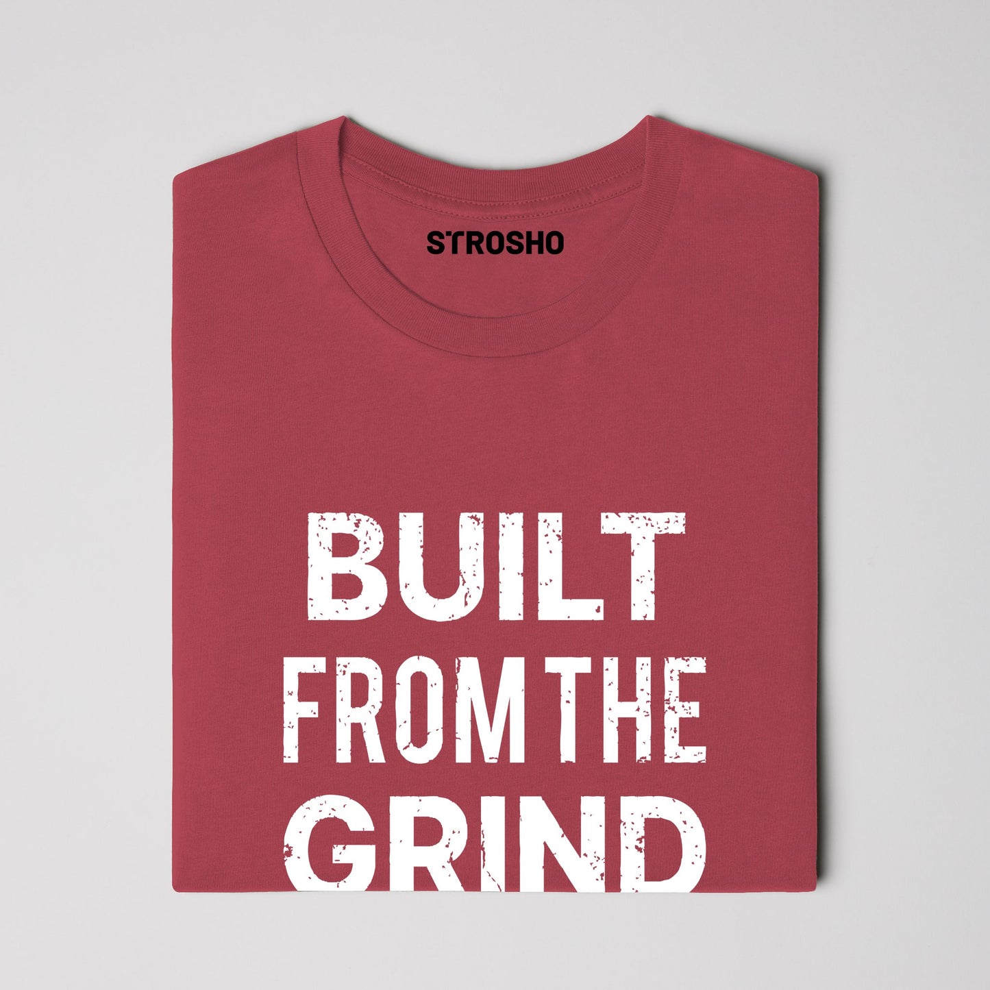 Built From The Grind Up Tee (Brick Red)