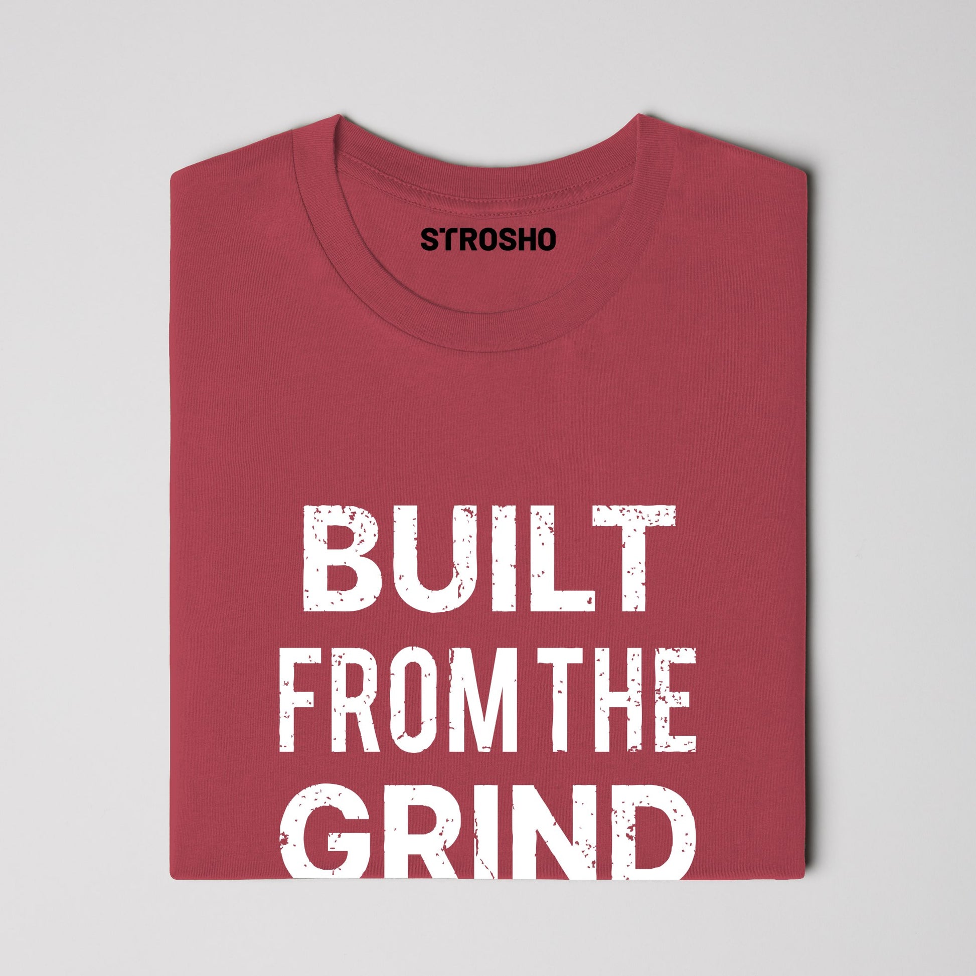 Built From The Grind Up Tee (Brick Red)
