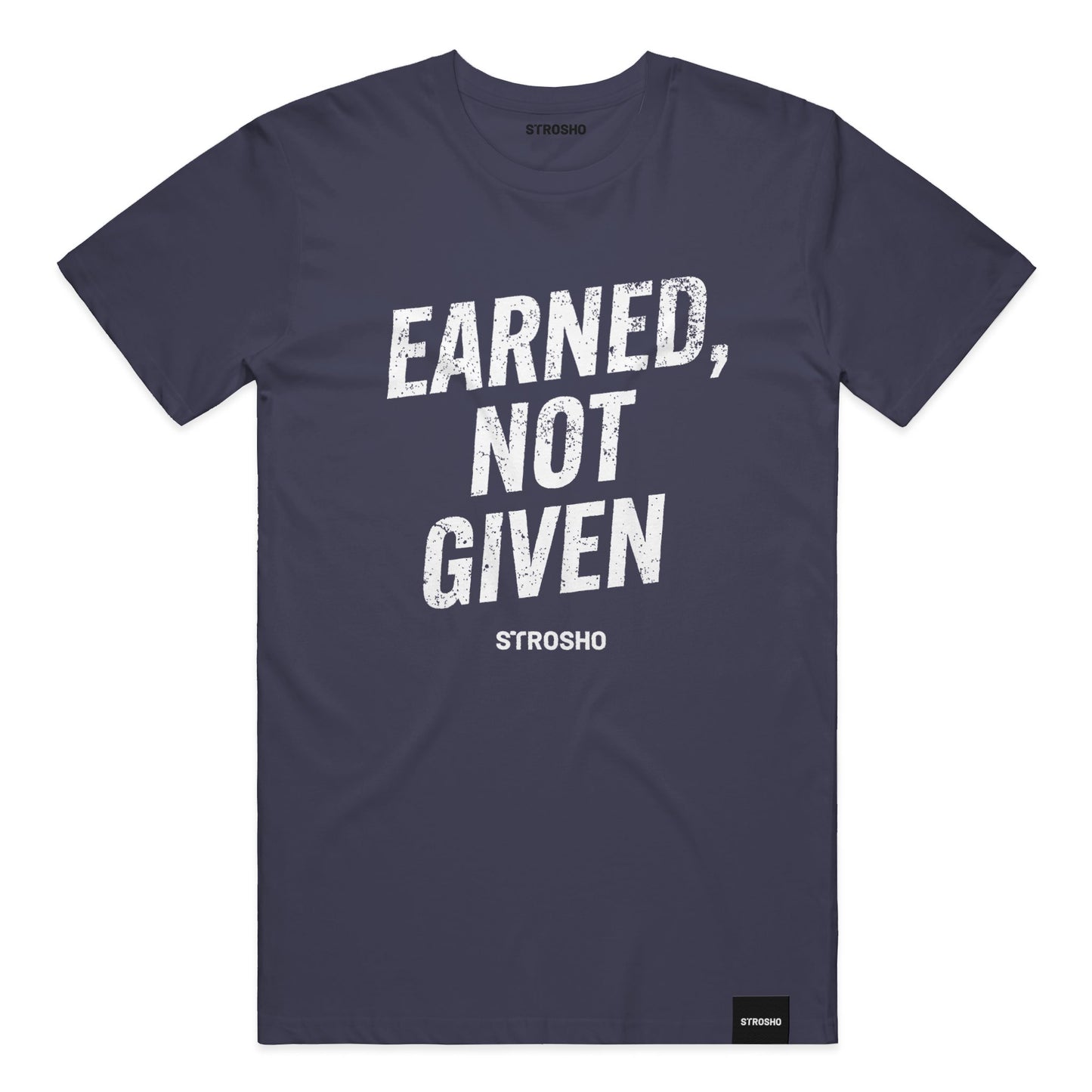 Earned, Not Given Tee (True Navy)