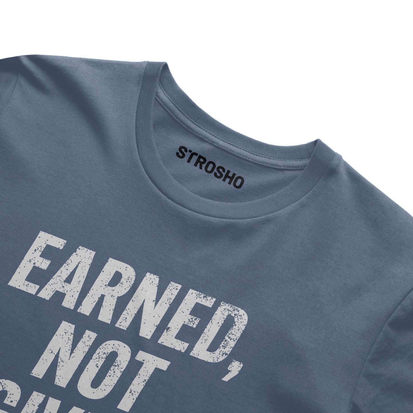 Earned, Not Given Tee (Blue Jean)