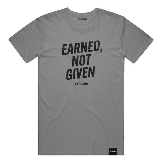 Earned, Not Given Tee (Storm)