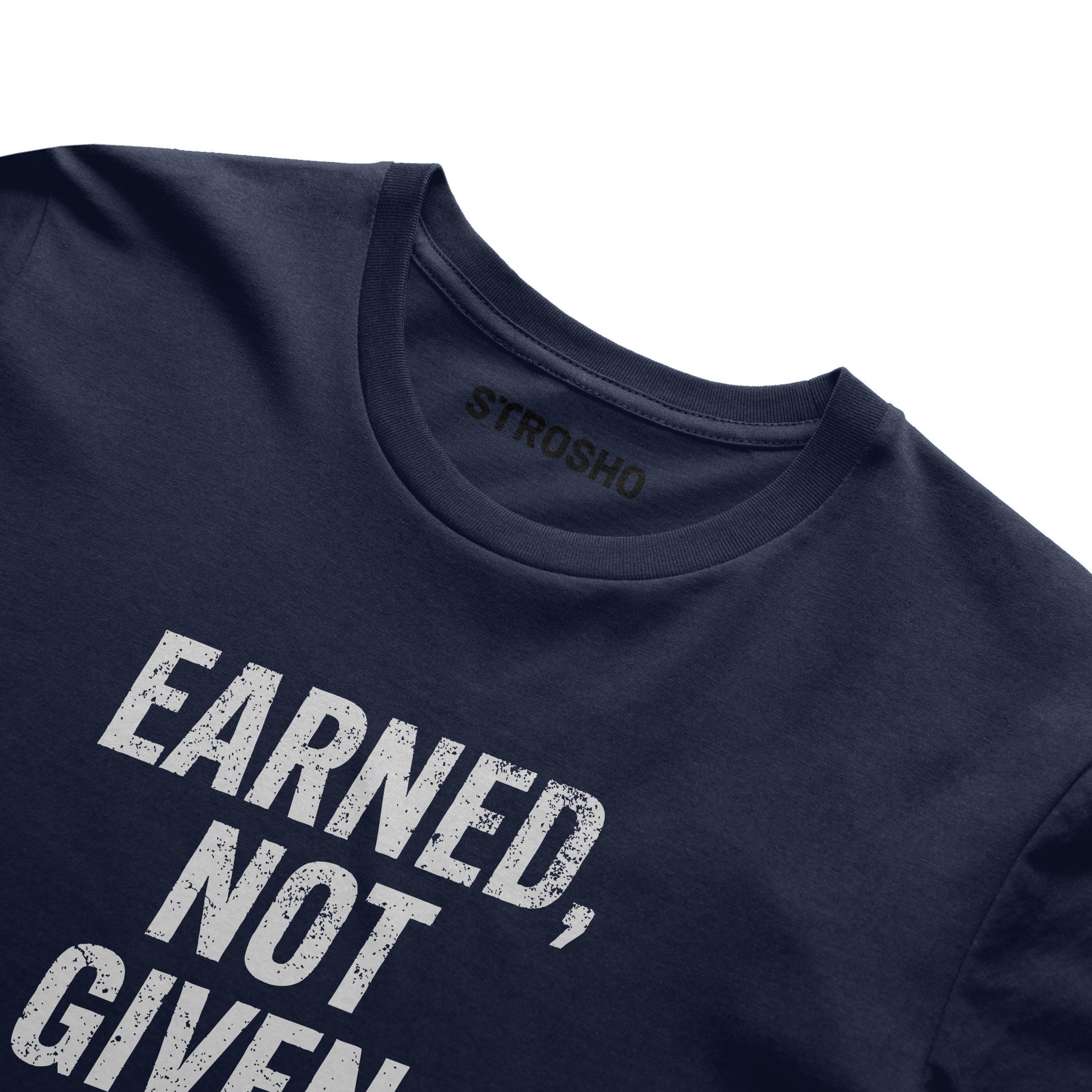 Earned, Not Given Tee (Navy)