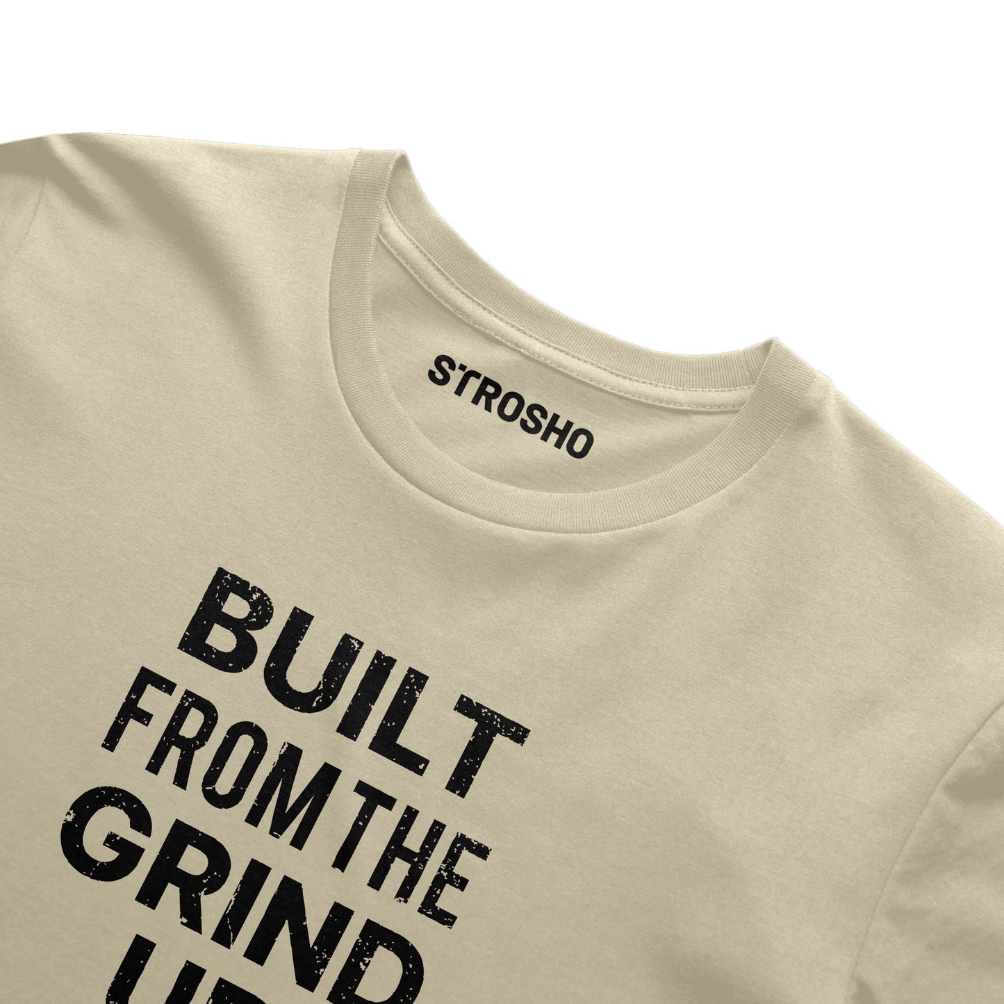 Built From The Grind Up Tee (Soft Cream)