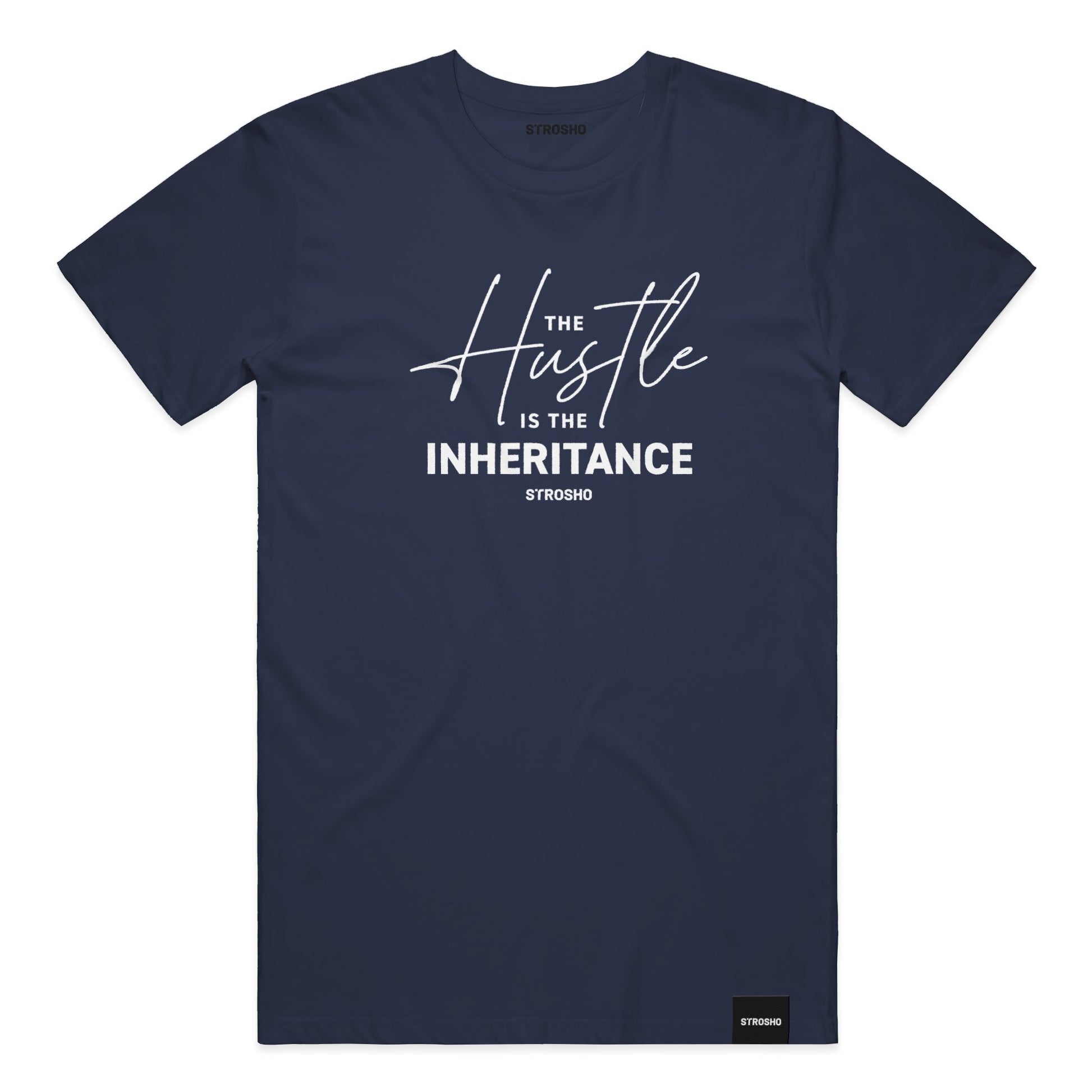 The Hustle Is The Inheritance Tee (Navy)