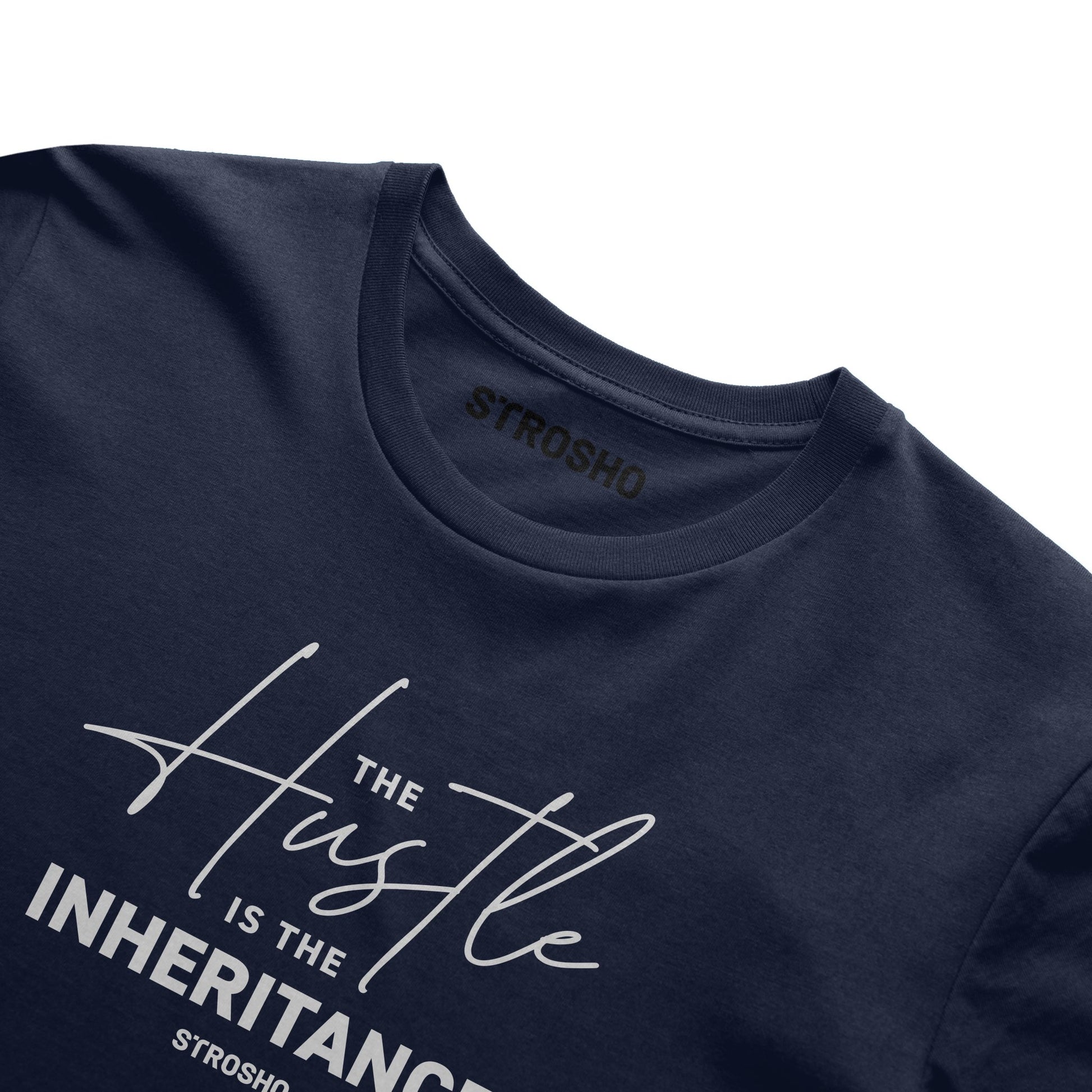 The Hustle Is The Inheritance Tee (Navy)