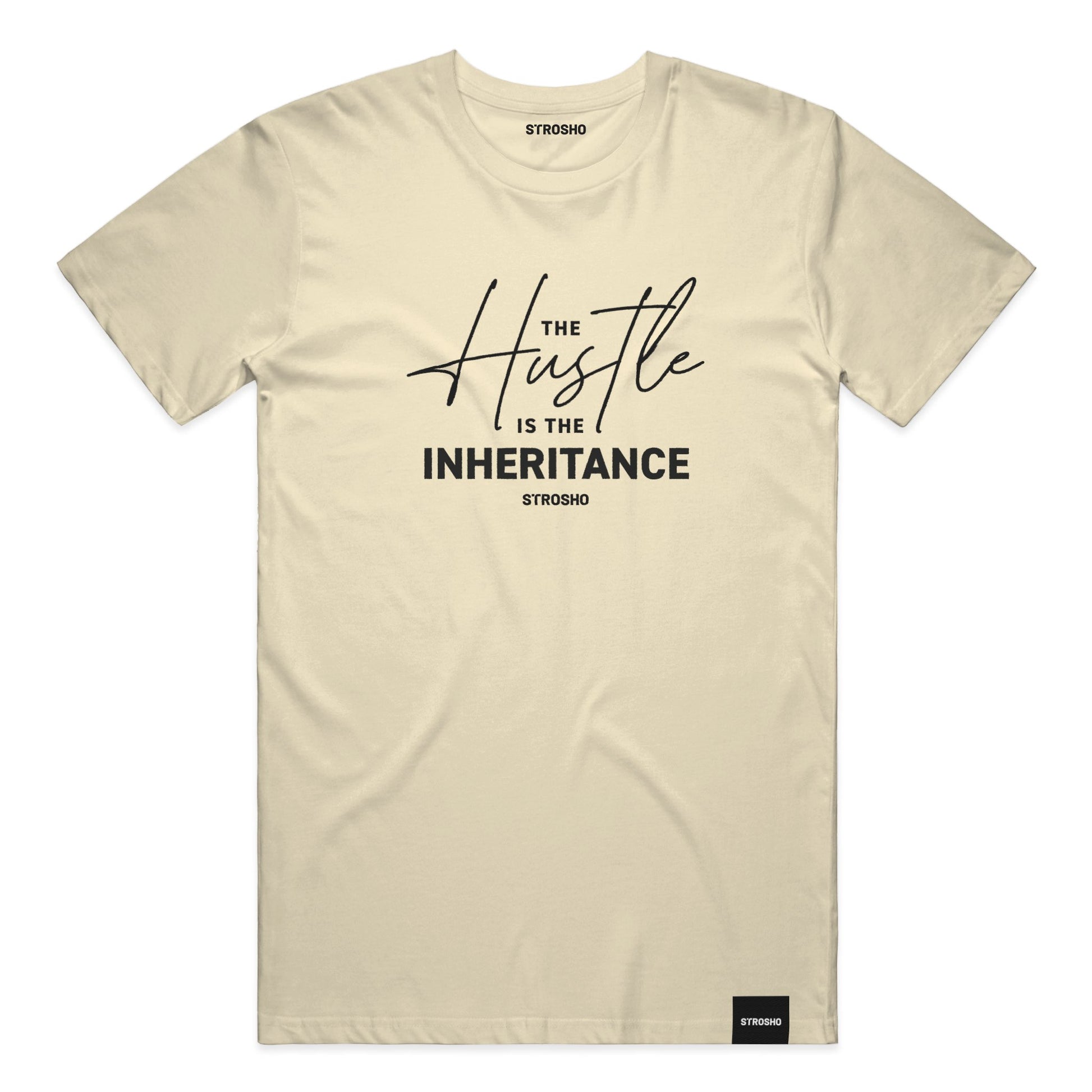 The Hustle Is The Inheritance Tee (Soft Cream)