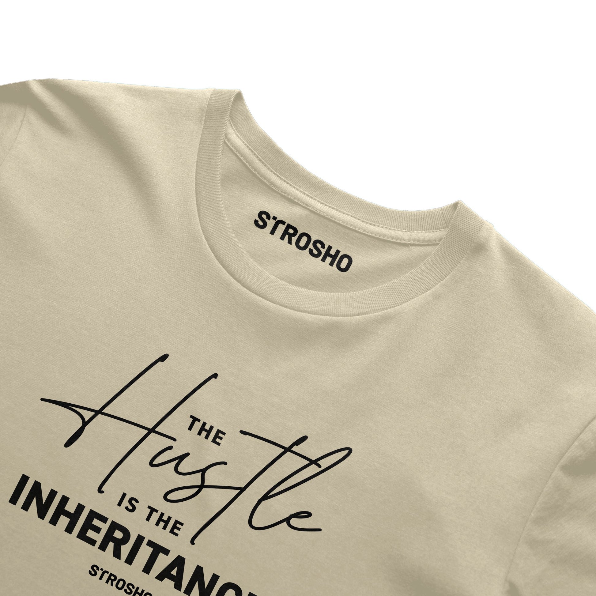 The Hustle Is The Inheritance Tee (Soft Cream)