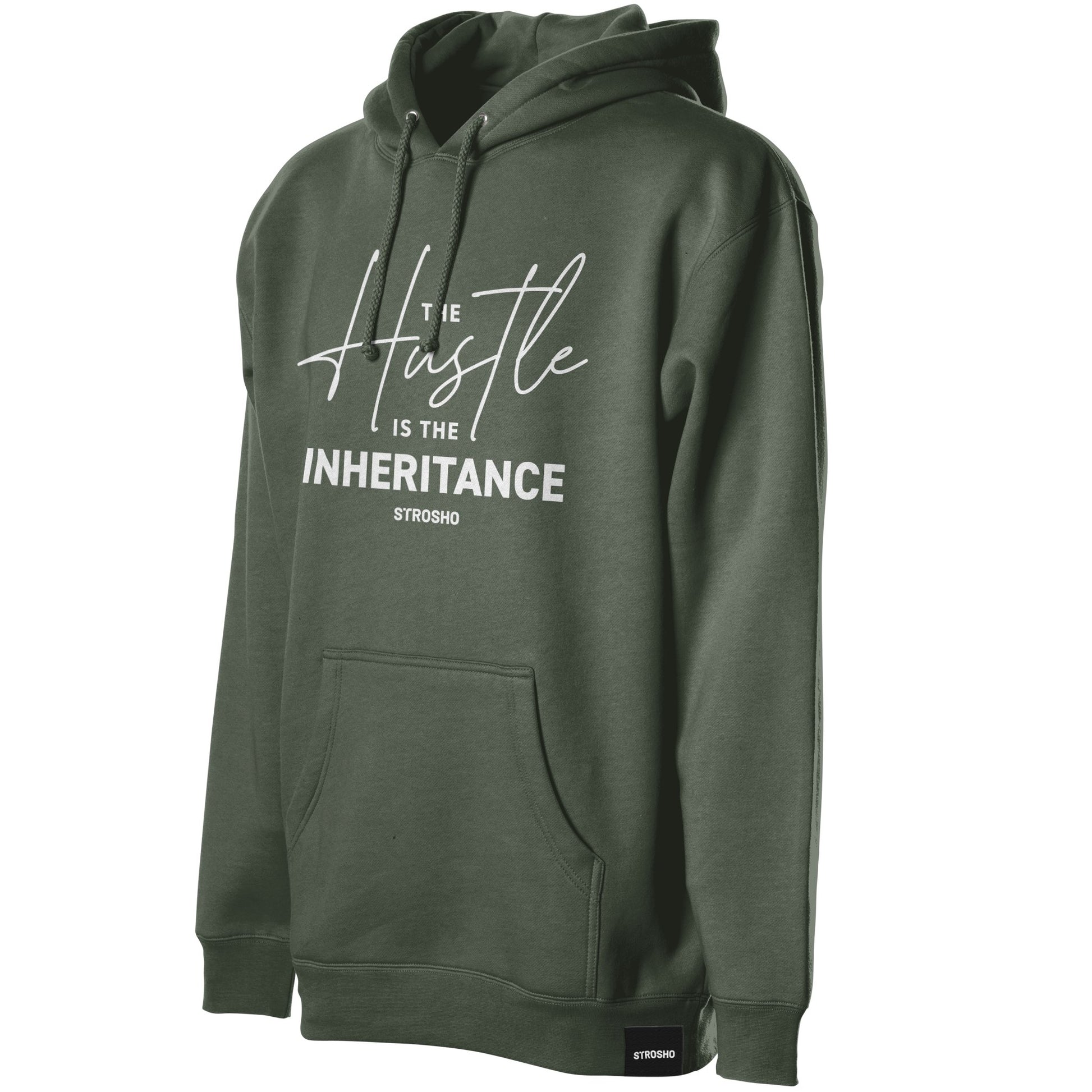 The Hustle Is The Inheritance Hoodie (Army)