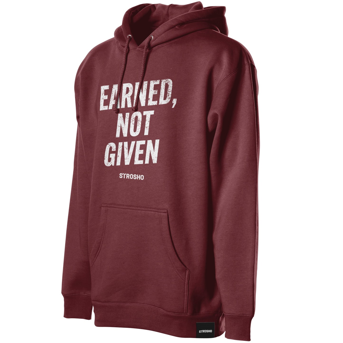 Earned, Not Given Hoodie – Legend Edition (Maroon)