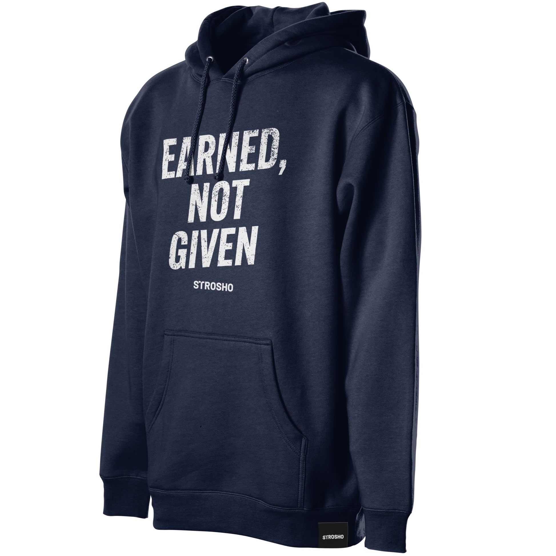 Earned, Not Given Hoodie (Navy)