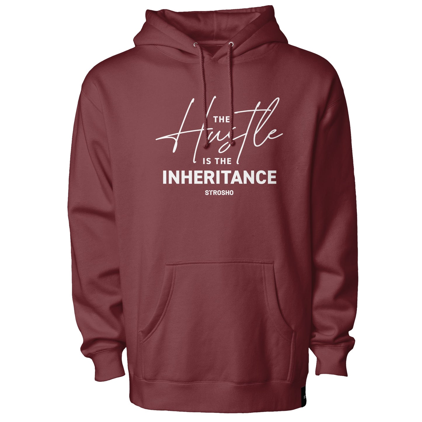 The Hustle Is The Inheritance Hoodie – Legend Edition (Maroon)