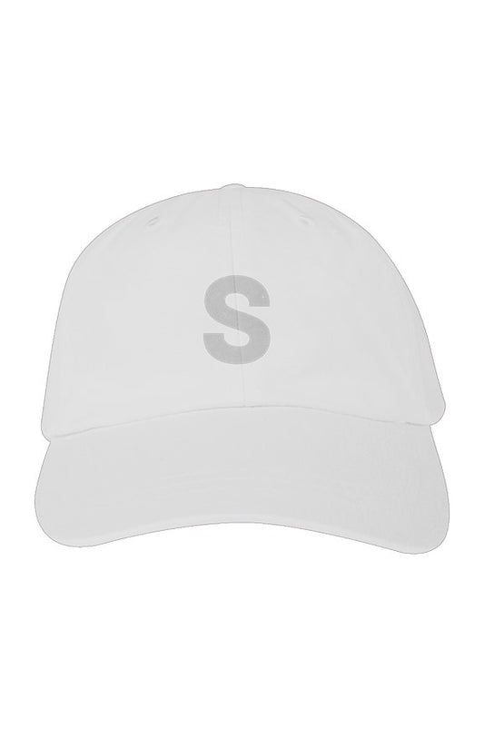 “Original” Cap – Distressed S (Adams AD969, Stone)