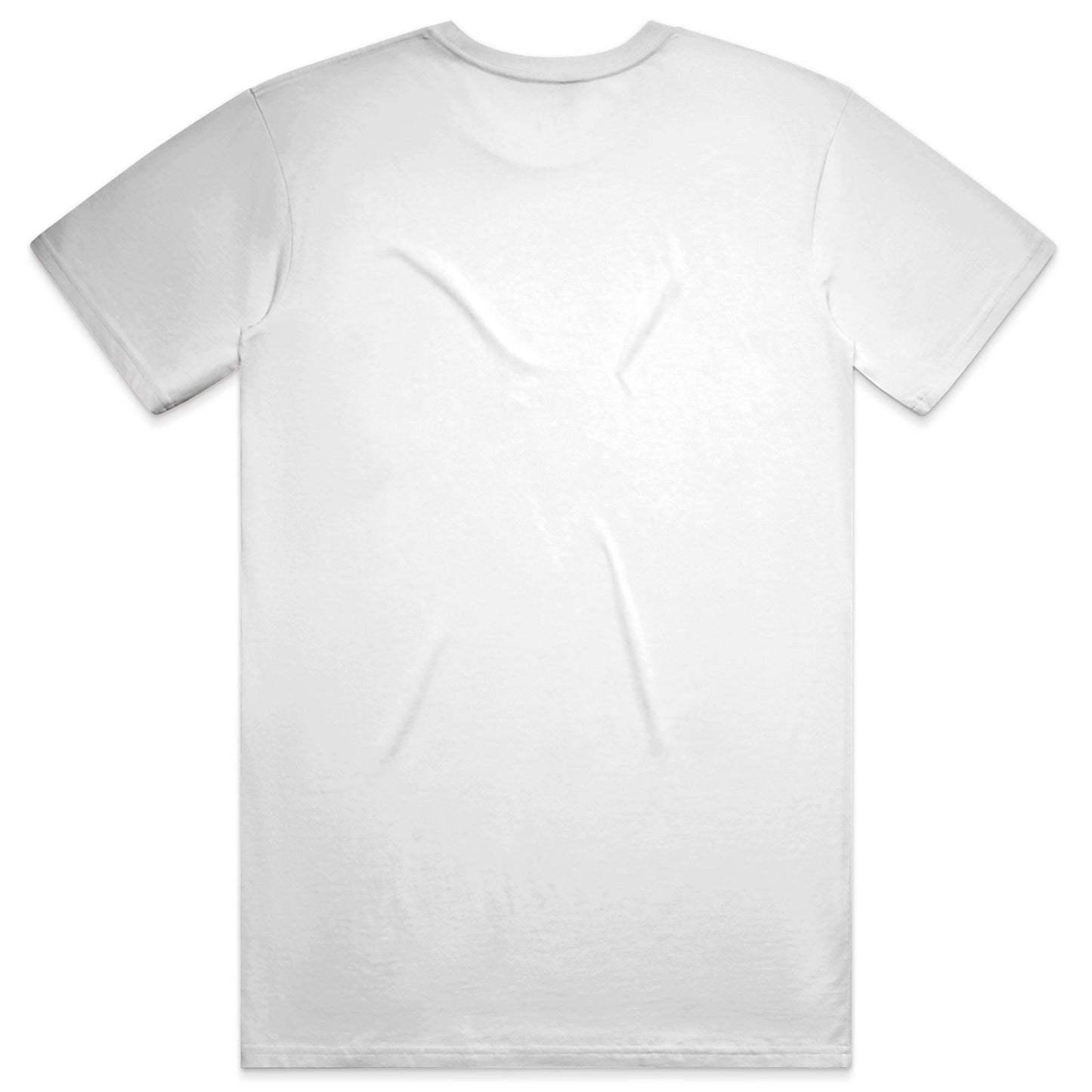 HUSTLE TRAVELS WELL Midweight Tee – White