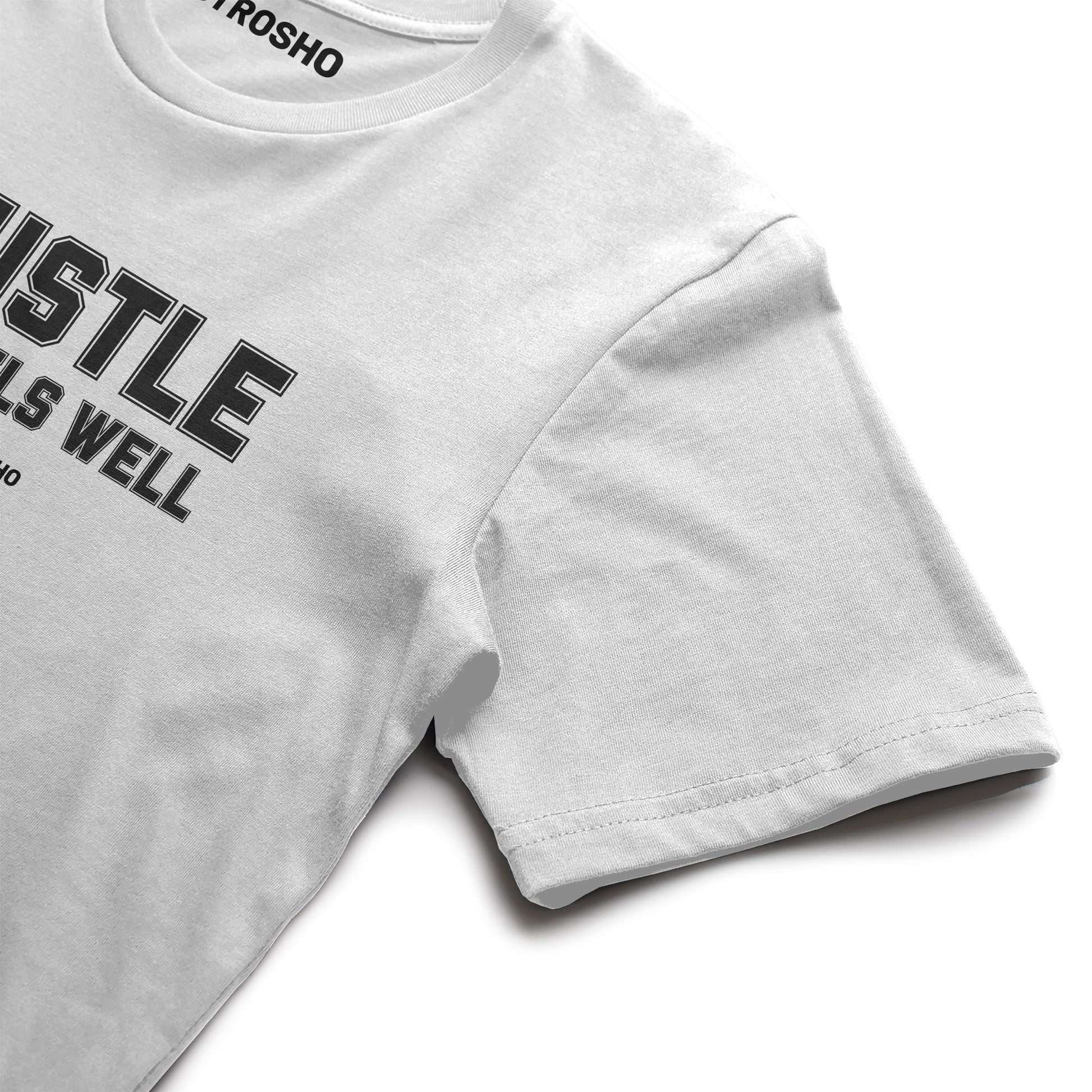 HUSTLE TRAVELS Soft Tee - White