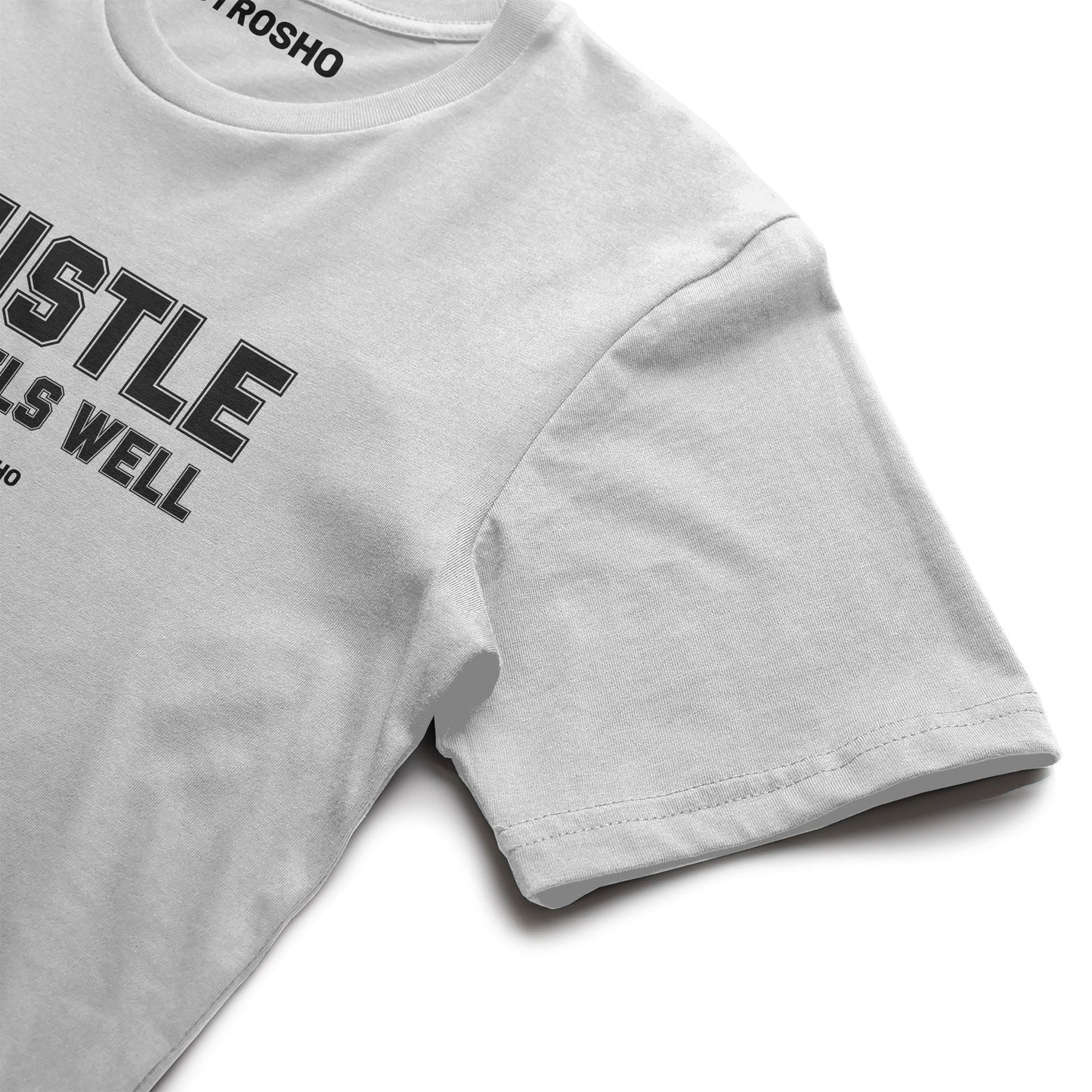 HUSTLE TRAVELS Soft Tee - Heather Gray