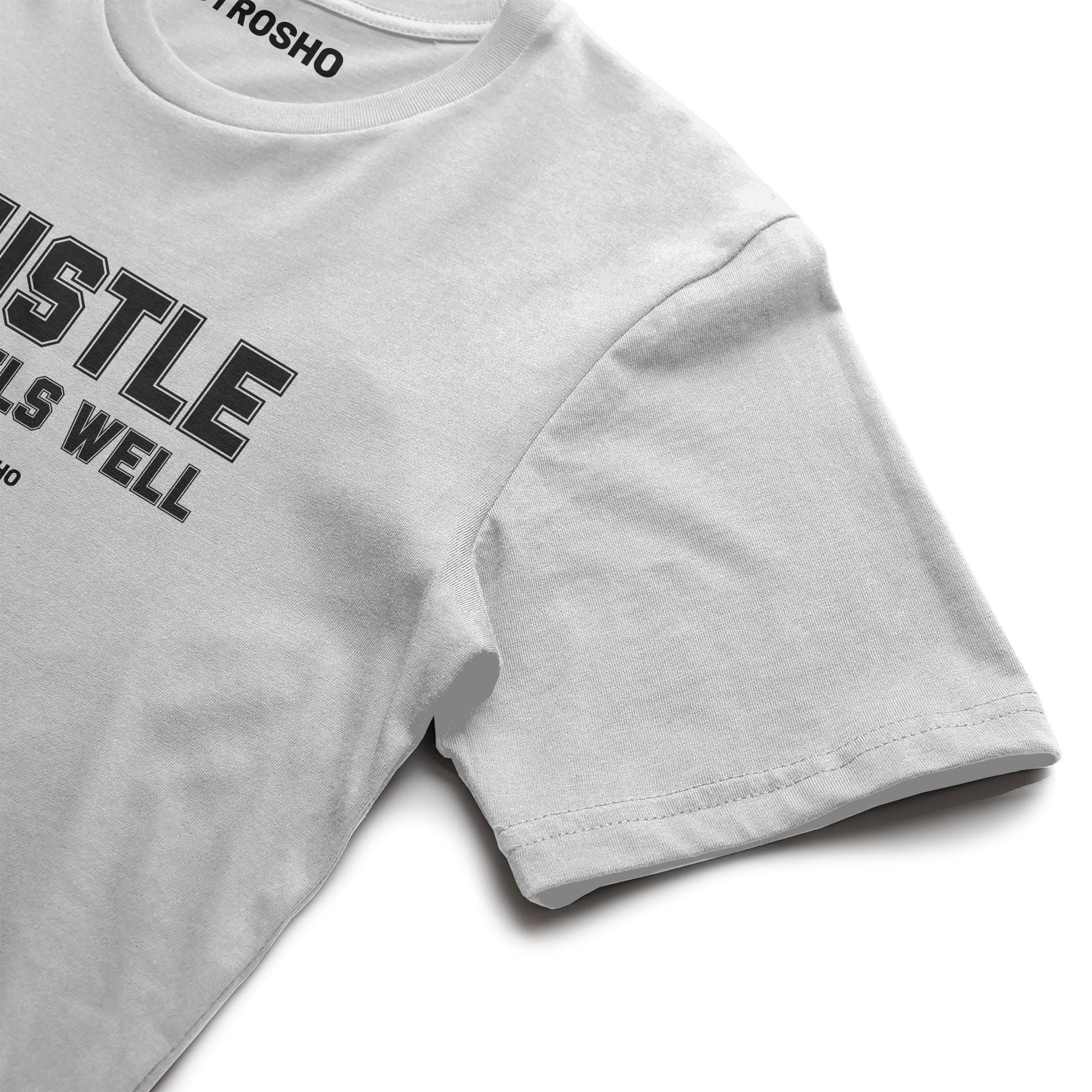 HUSTLE TRAVELS Soft Tee - Heather Gray