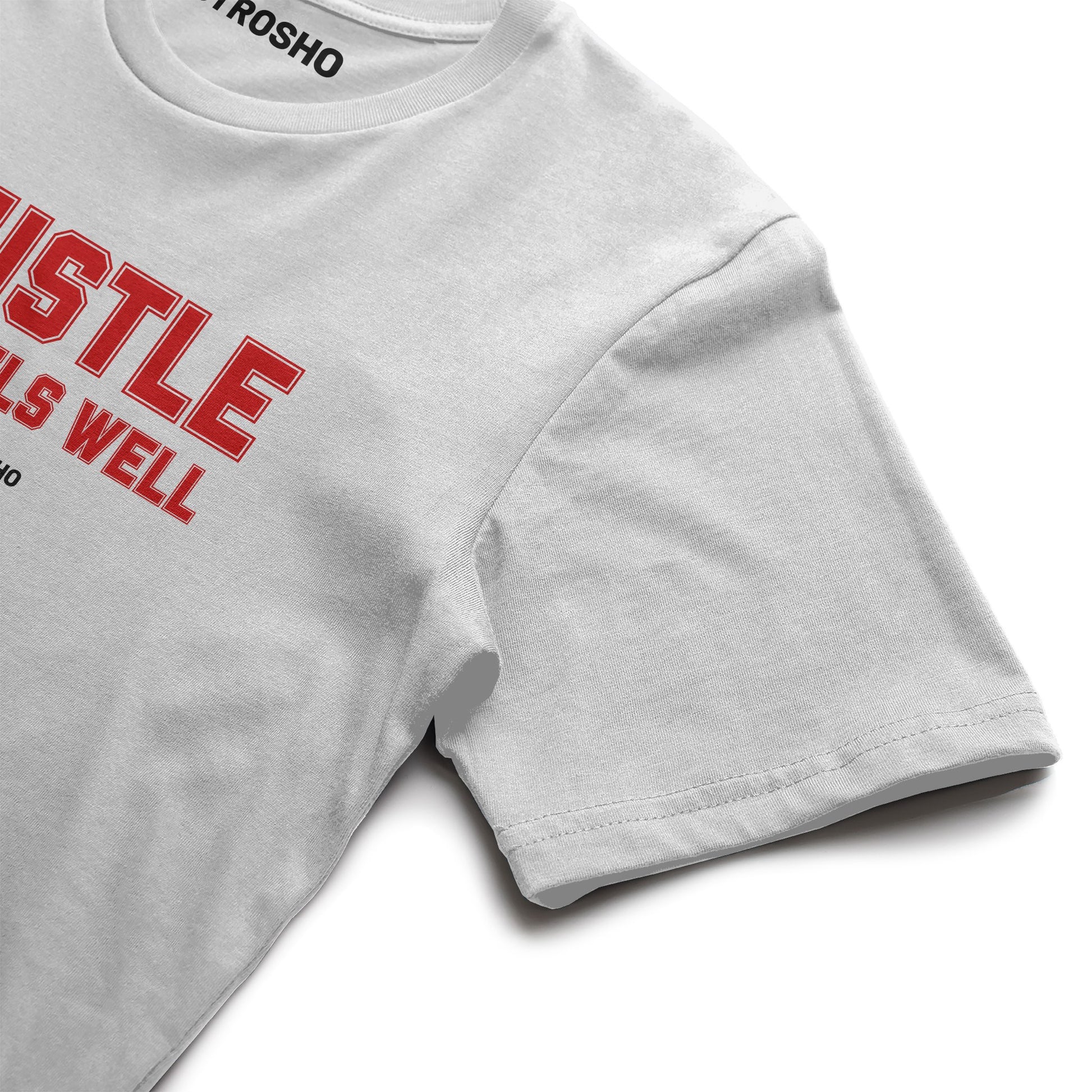 HUSTLE TRAVELS Soft Tee - Heather Gray