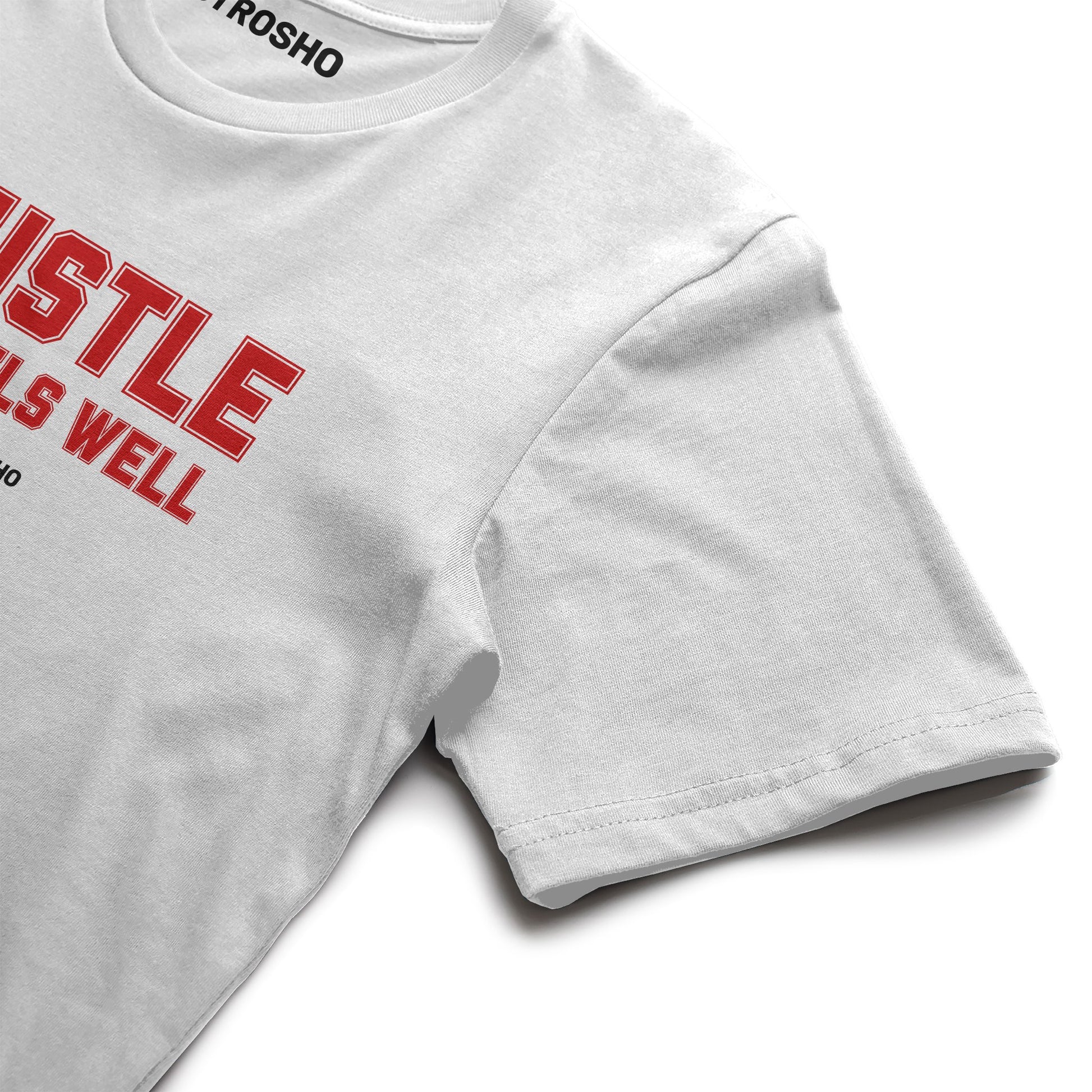 HUSTLE TRAVELS Soft Tee - White