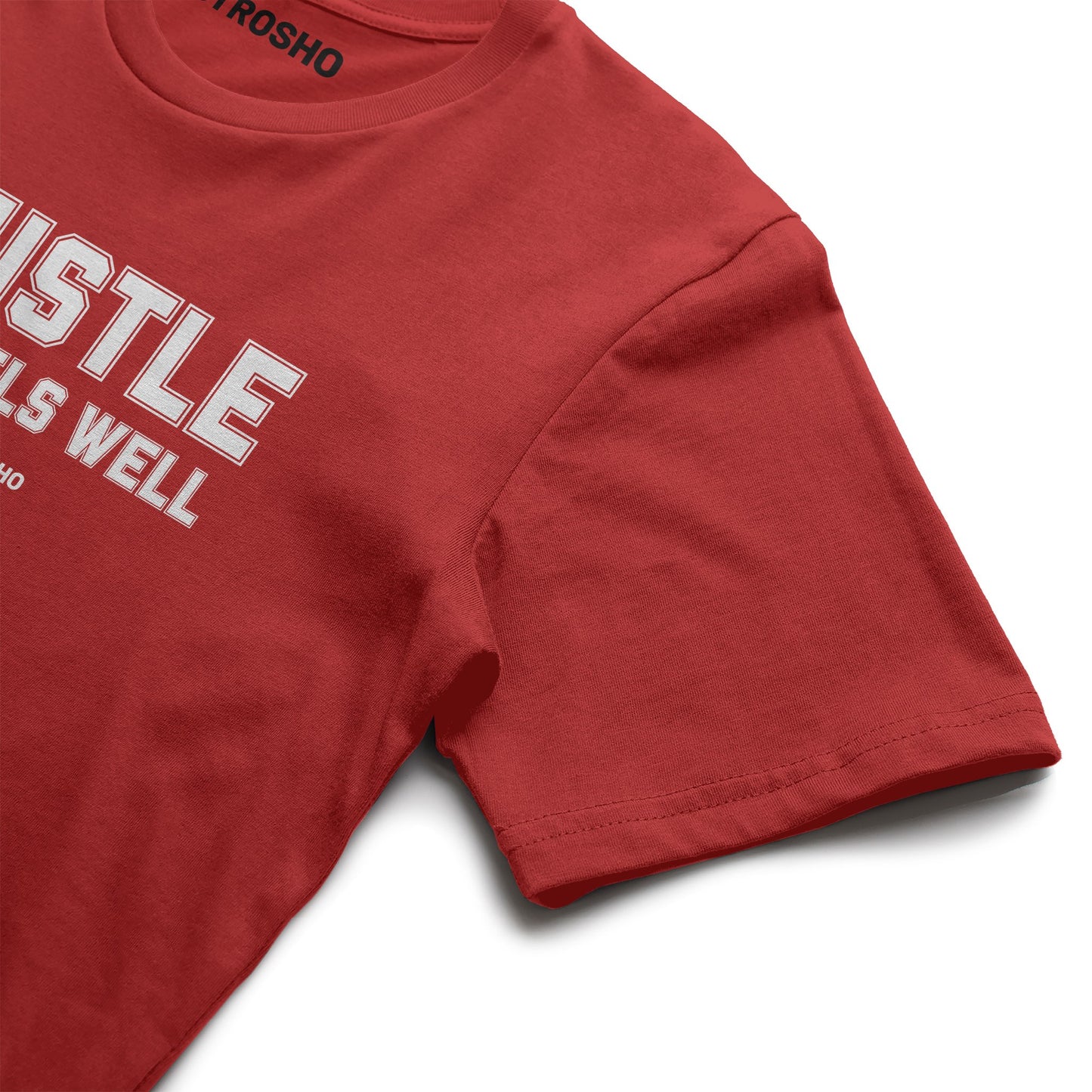HUSTLE TRAVELS Soft Tee - Red