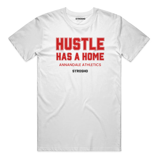 HUSTLE HOME Soft Tee - White