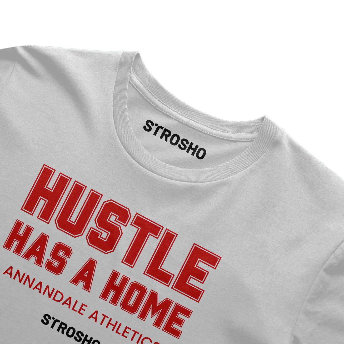 HUSTLE HOME Soft Tee - Heather Gray