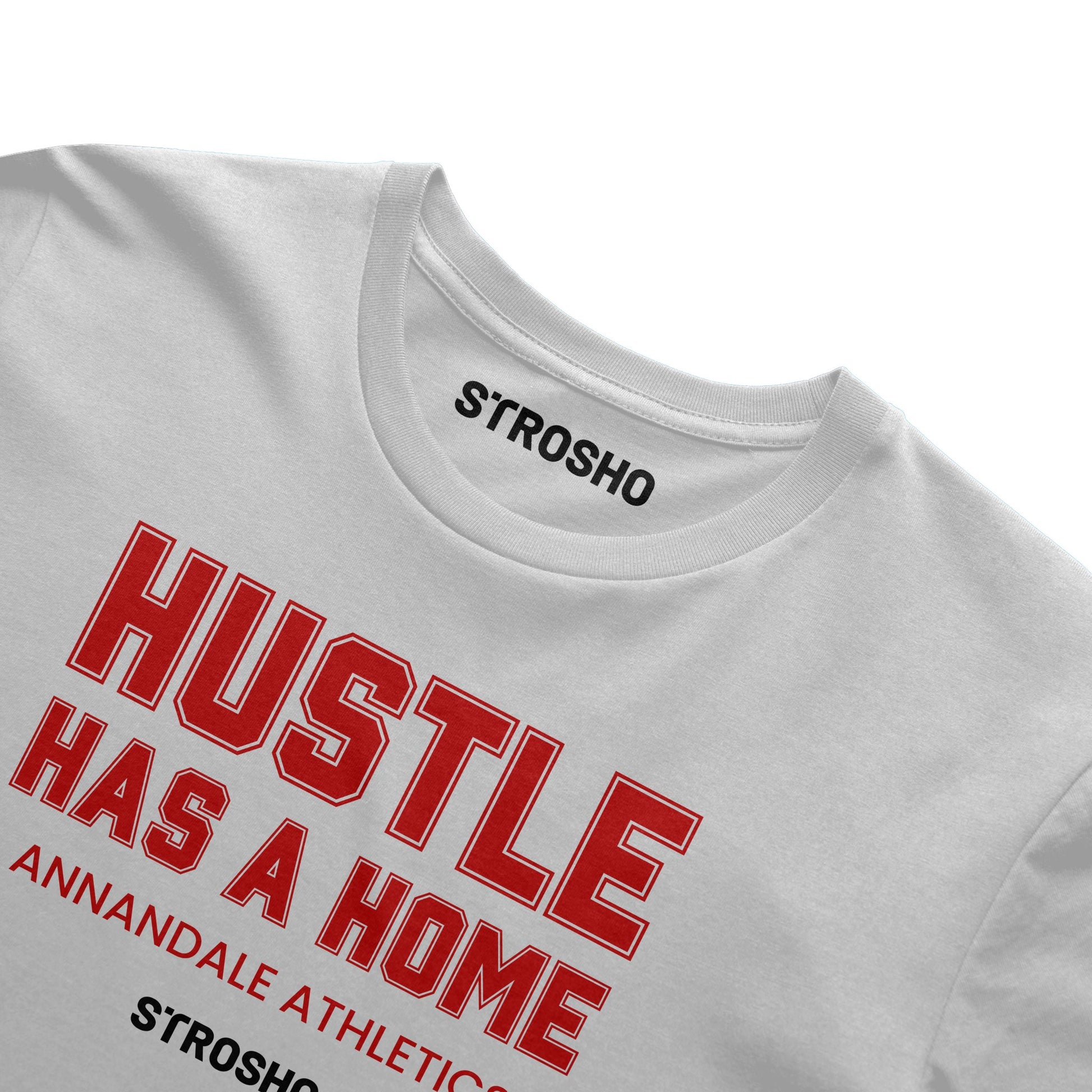 HUSTLE HOME Soft Tee - Heather Gray