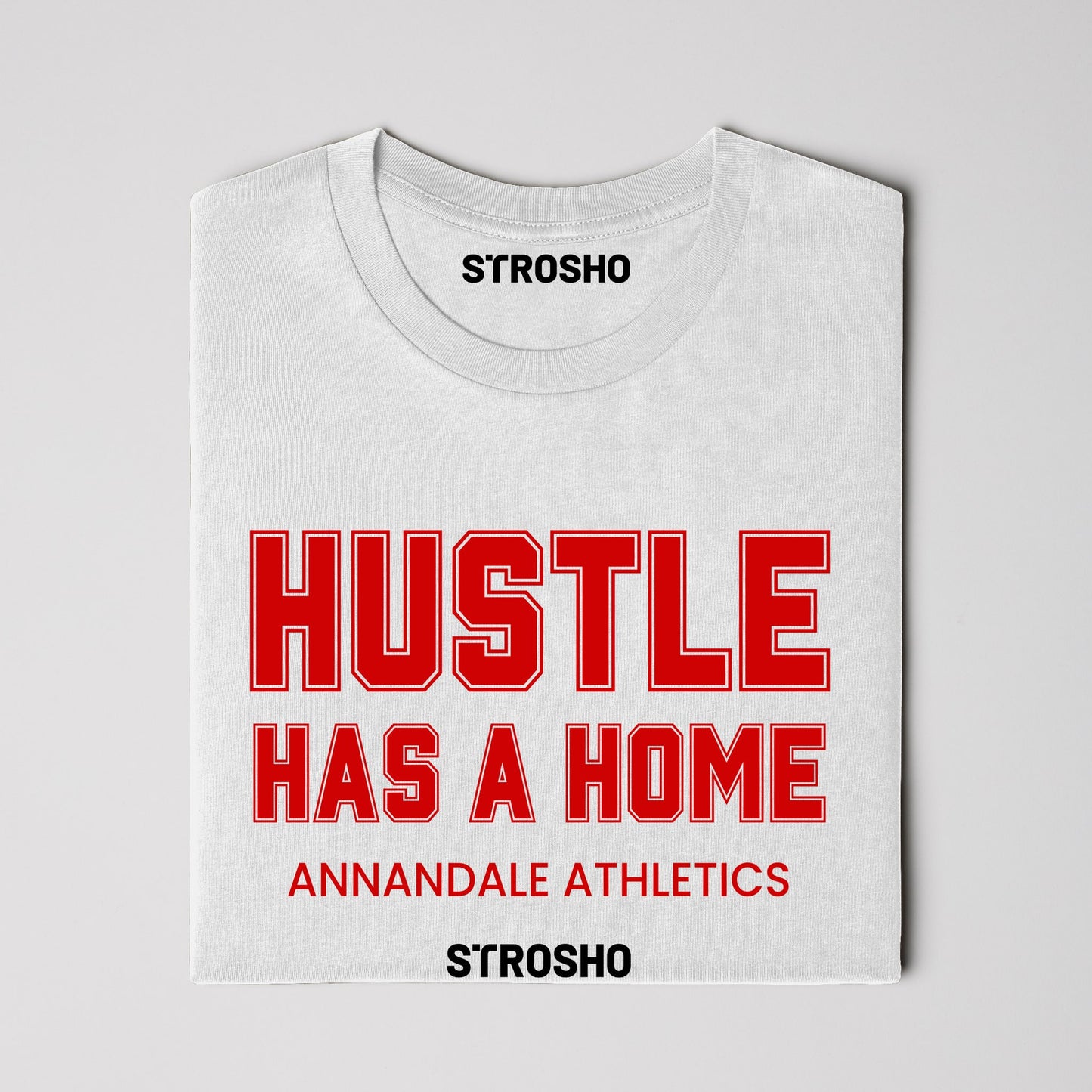 HUSTLE HOME Soft Tee - Heather Gray