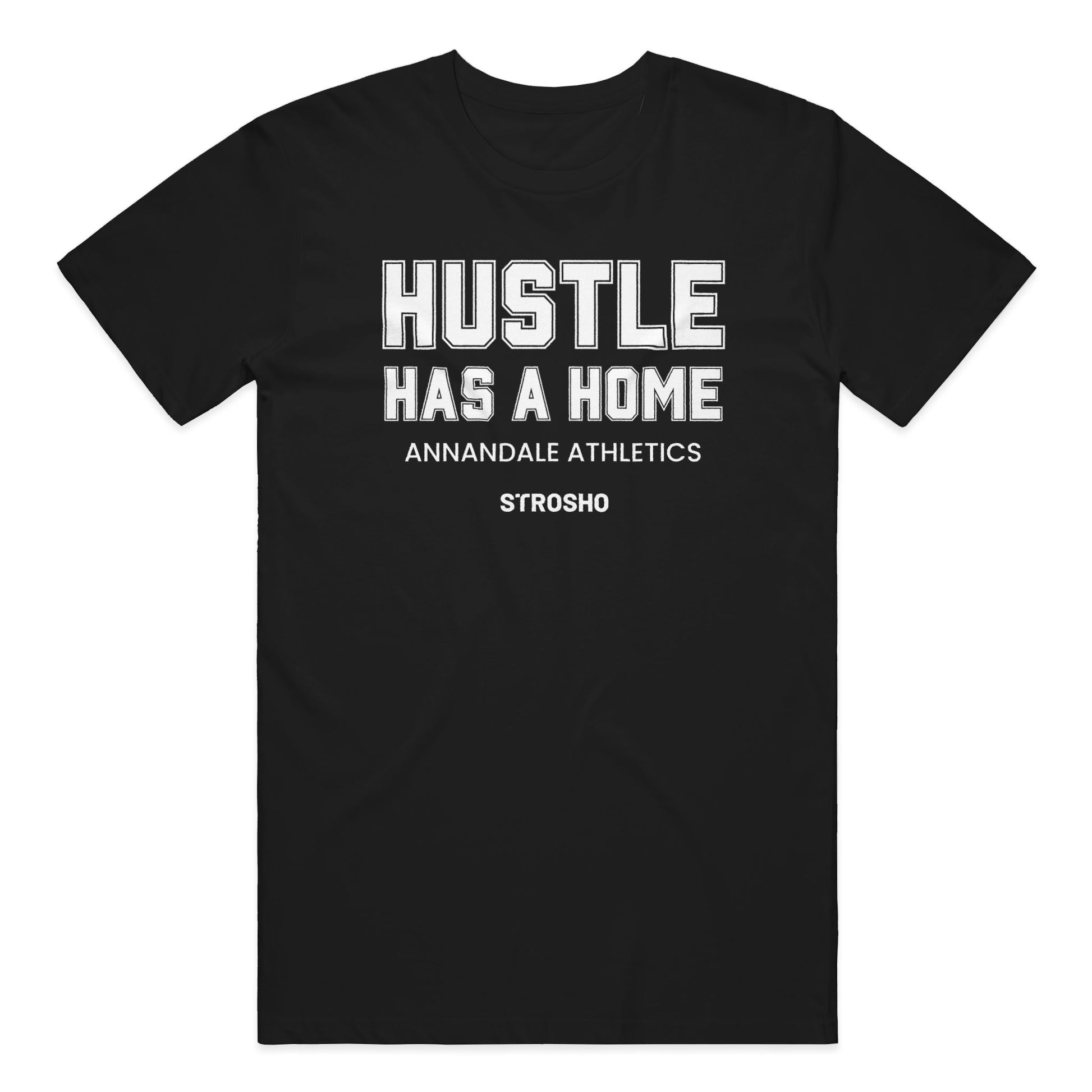 HUSTLE HOME Soft Tee - Black
