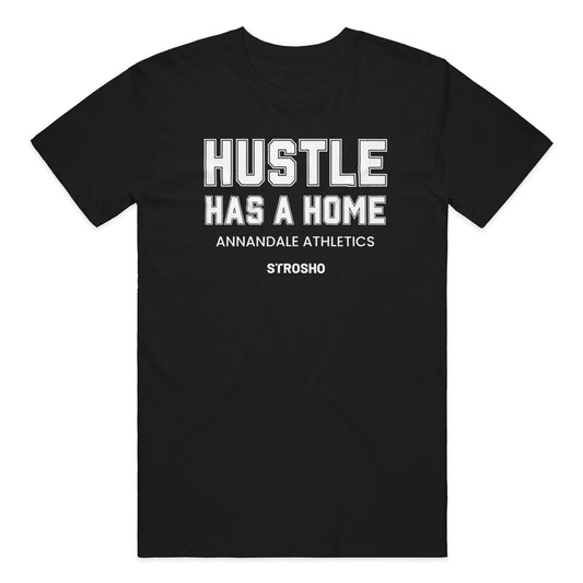 HUSTLE HOME Soft Tee - Black
