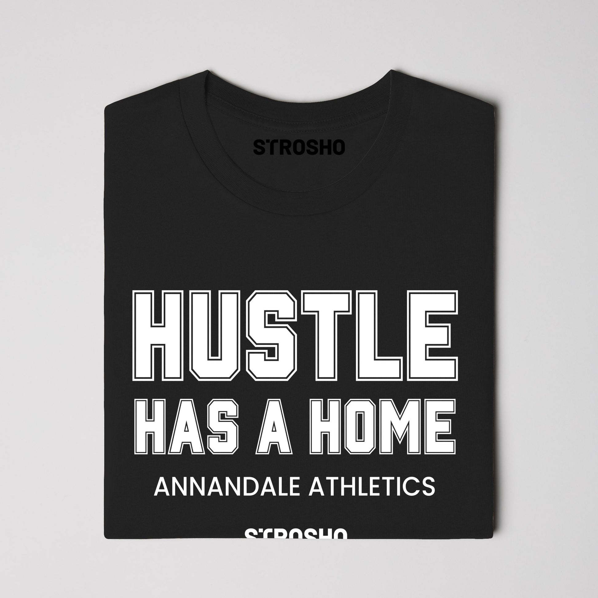 HUSTLE HOME Soft Tee - Black