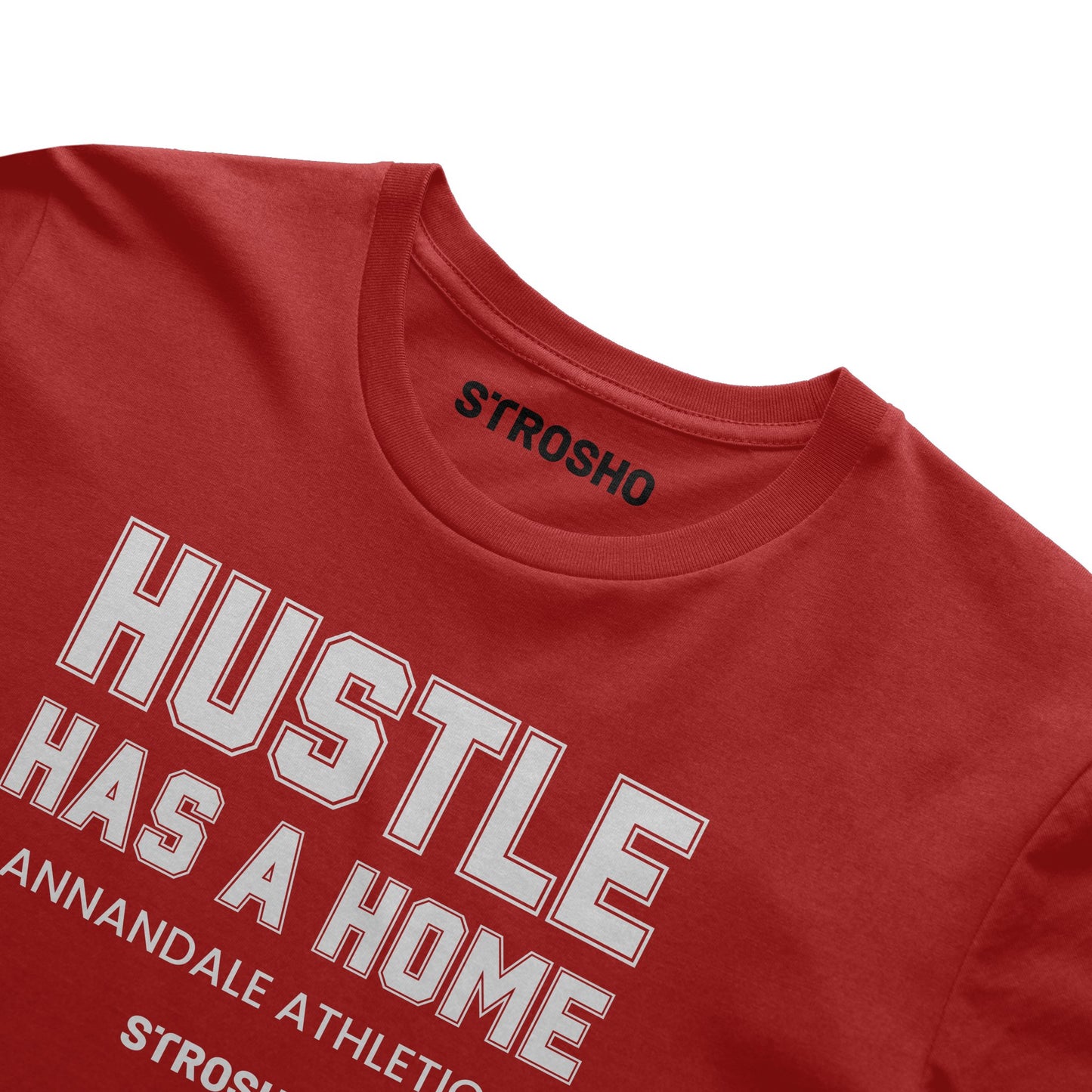 HUSTLE HOME Soft Tee - Red