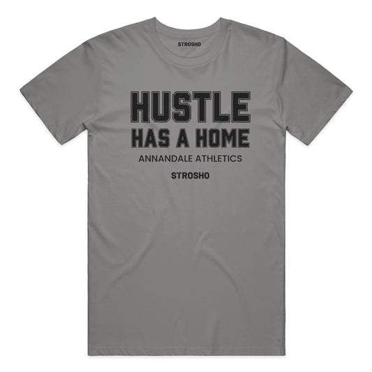 HUSTLE HOME Soft Tee - Storm