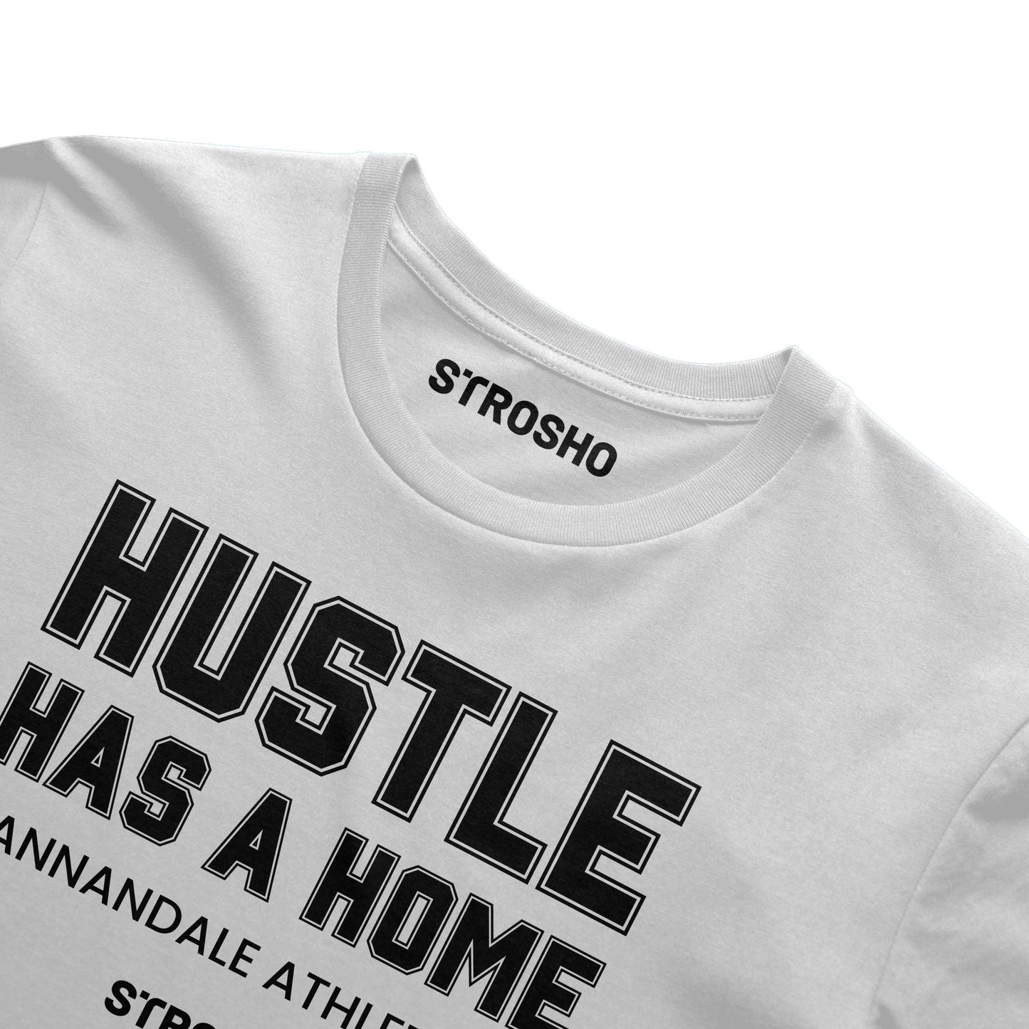 HUSTLE HOME Midweight Tee - White