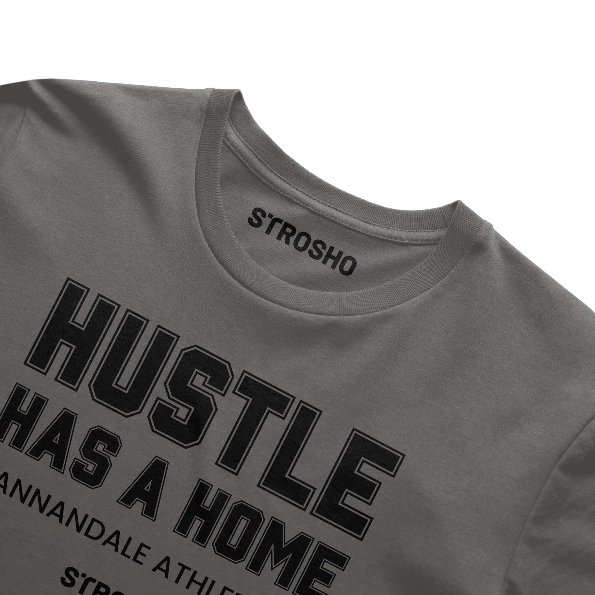 HUSTLE HOME Midweight Tee - Pepper